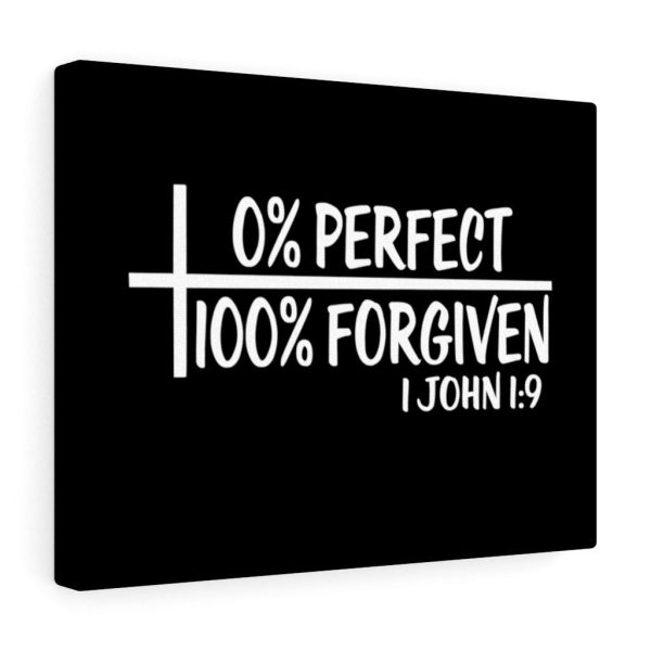 Scripture Canvas Forgiven 1 John 1:9 Christian Bible Verse Meaningful Framed Prints, Canvas Paintings - Image 3