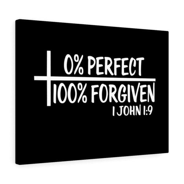 Scripture Canvas Forgiven 1 John 1:9 Christian Bible Verse Meaningful Framed Prints, Canvas Paintings - Image 8