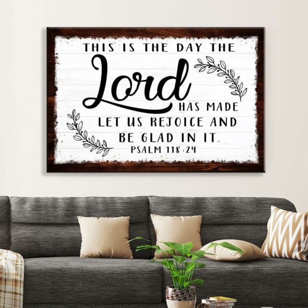 Christian Canvas Gallery Painting Wrapped Canvas : This Is The Day The Lord Has Made Canvas Gallery Painting Wrapped Canvas Canvas Print - Image 2