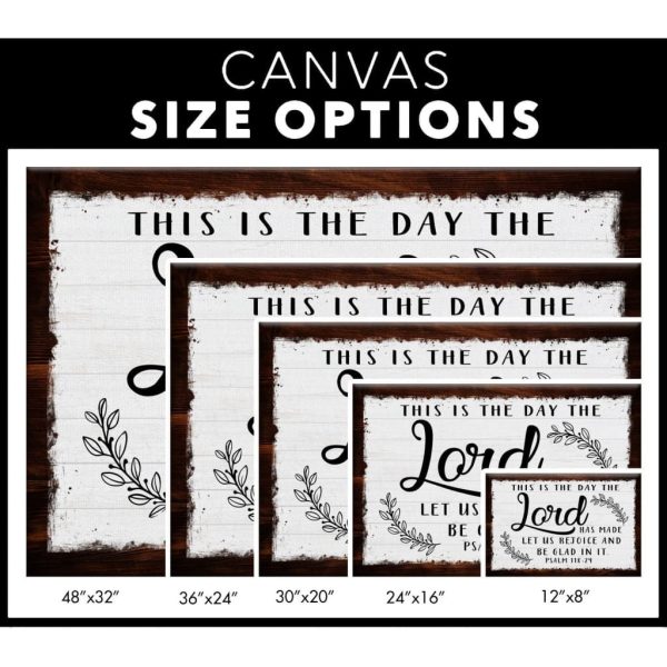 Christian Canvas Gallery Painting Wrapped Canvas : This Is The Day The Lord Has Made Canvas Gallery Painting Wrapped Canvas Canvas Print - Image 4