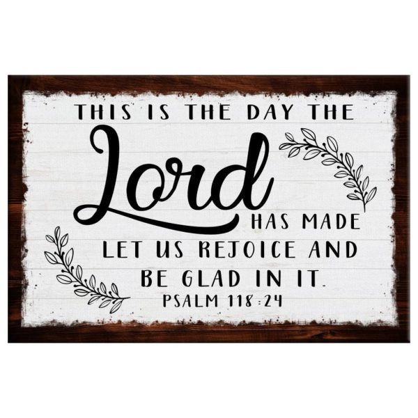 Christian Canvas Gallery Painting Wrapped Canvas : This Is The Day The Lord Has Made Canvas Gallery Painting Wrapped Canvas Canvas Print - Image 3