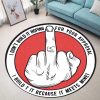 Hot Rod Street Rod Rockabilly Old School Round Mat Round Floor Mat Room Rugs Carpet Outdoor Rug Washable Rugs - Image 4