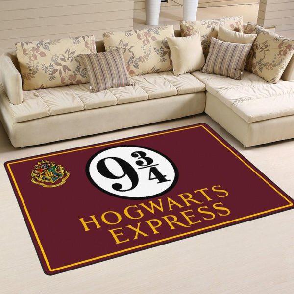 Hogwarts Express Platform 9 3/4 Area Rug Carpet