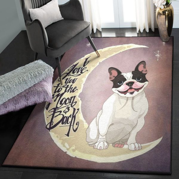 Boston Terrier Cool Rugs Boston Terrier Rug Rectangle Rugs Washable Area Rug Non-Slip Carpet For Living Room Bedroom