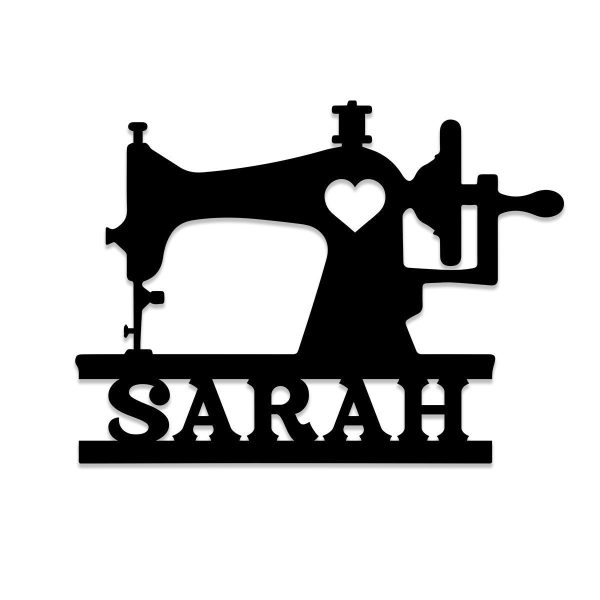 Personalized Sewing Machine Metal Sign, Custom Sewing Room, Metal Lase - Image 3