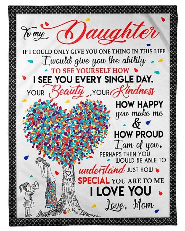 Gift For Daughter How Special You Are To Me Fleece Blanket