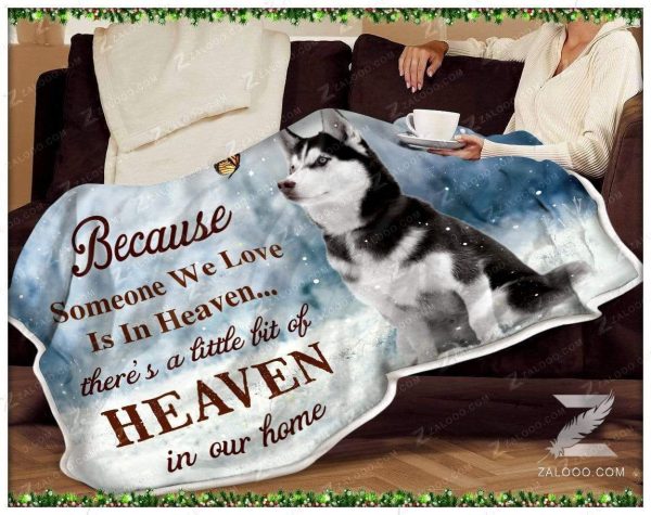 Fleece Blanket - Husky - A Little Bit Of Heaven - Image 2