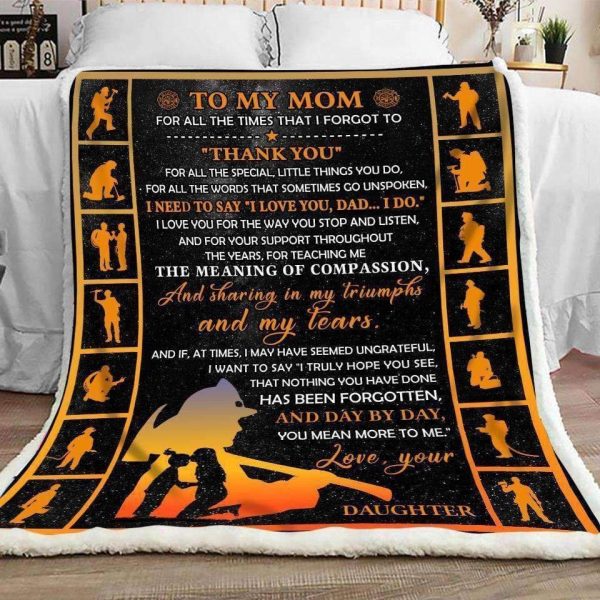 Day By Day You Mean More To Me Giving Mom Blanket - Image 2