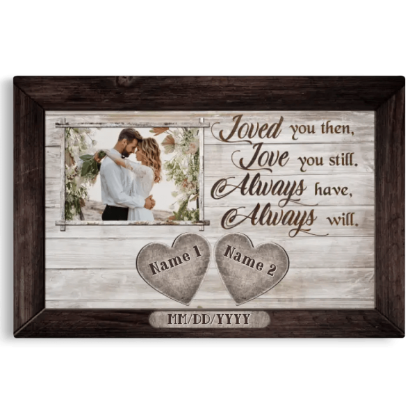 Personalized Canvas Prints, Custom Photo, Wedding Gift, Ideas Personalized Attractive Unique Gift For Newly Married Couple Dem Canvas - Image 8