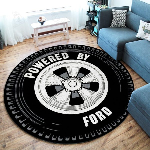 Wheel Vintage Hot Hot Round Mat Round Floor Mat Room Rugs Carpet Outdoor Rug Washable Rugs - Image 2