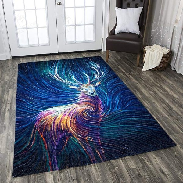 Deer Area Rugs For Living Room Rectangle Rug Bedroom Rugs Carpet Flooring Gift RS138175|Rosabella Print