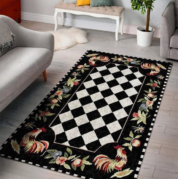 Chicken 11 Area Rugs For Living Room Rectangle Rug Bedroom Rugs Carpet Flooring Gift RS136658|Rosabella Print