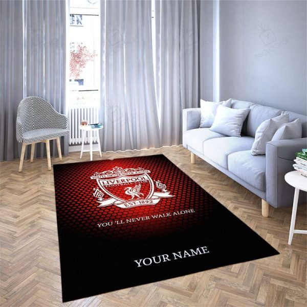 Liverpool Football Club 3 Rectangle Area Rugs Carpet For Living Room, Bedroom, Kitchen Rugs, Non-Slip Carpet Rp121160 Print